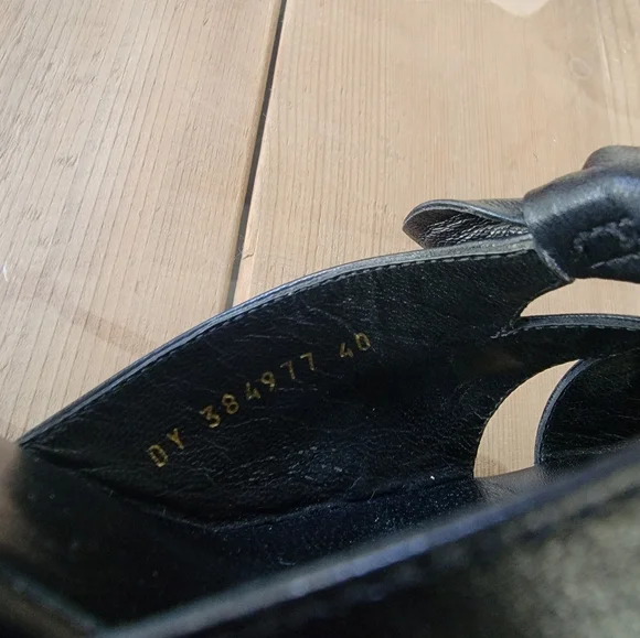 Saint Laurent leather platform sandals 40/10 - Picture 7 of 7